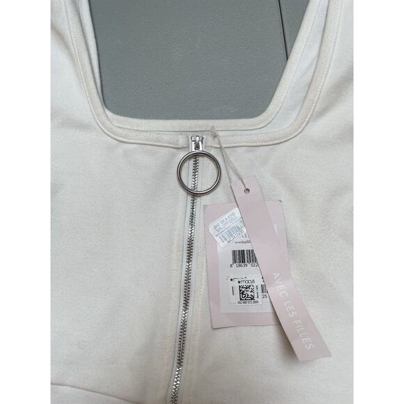 Avec Les‎ Filles White Dress Size Medium Classic Sleeveless Womens NWT - Picture 6 of 6